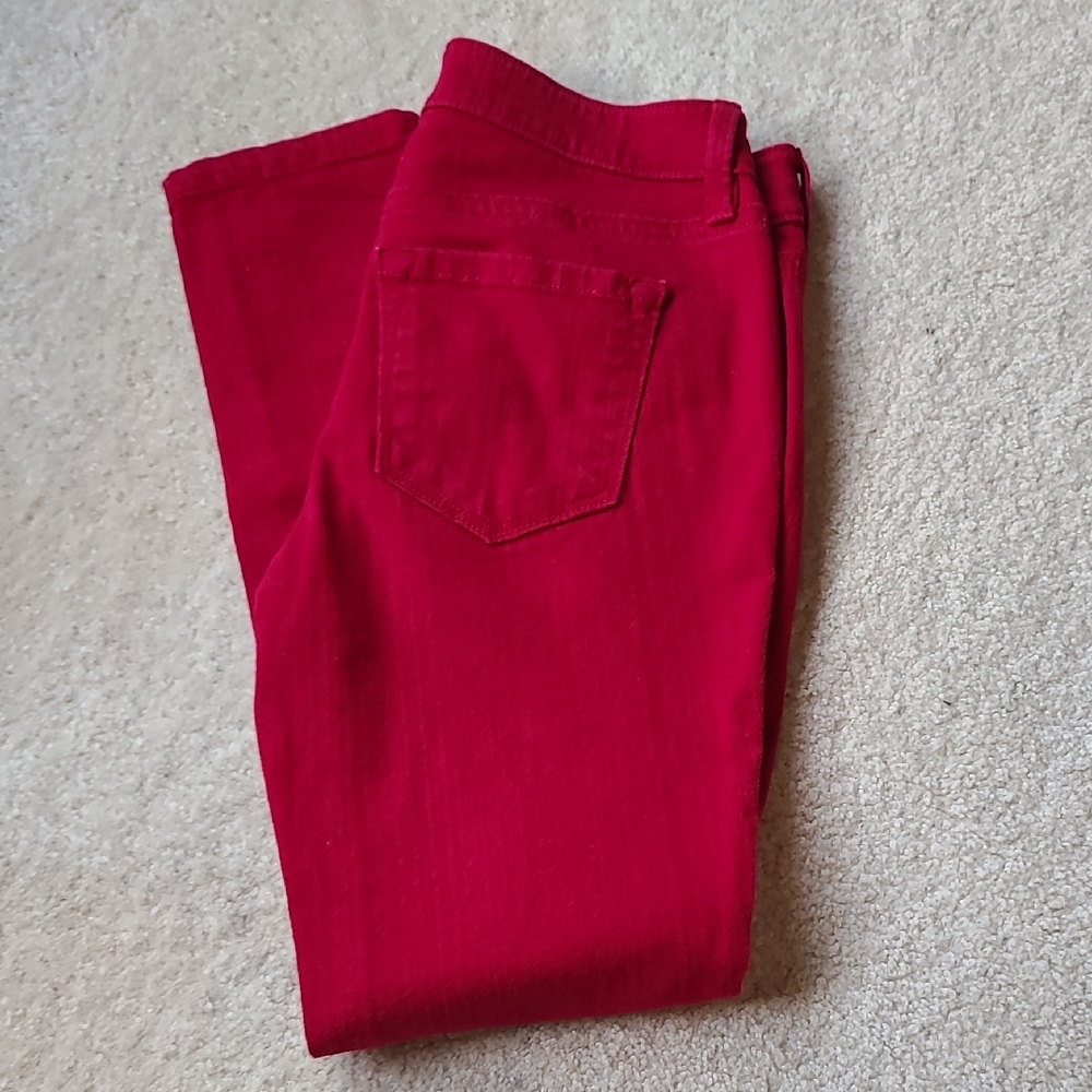 Beautiful Red LOFT Jeans